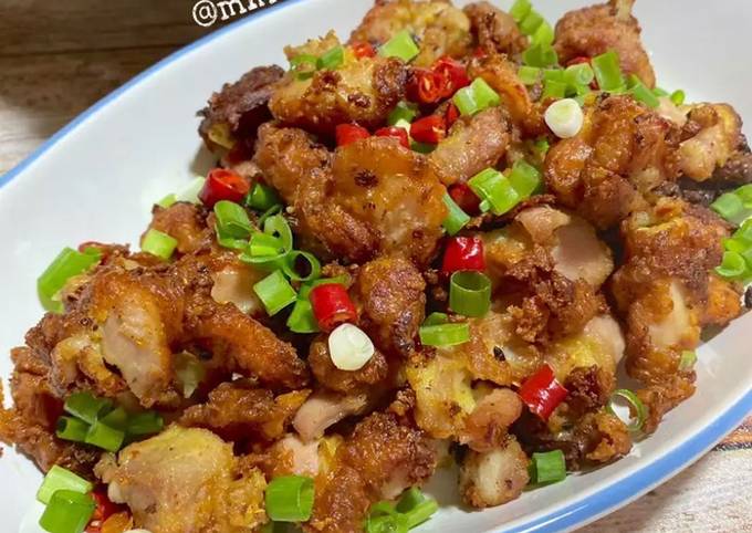 Ayam Popcorn Goreng Bawang