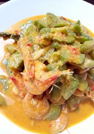 Foto resep Gulai paria udang