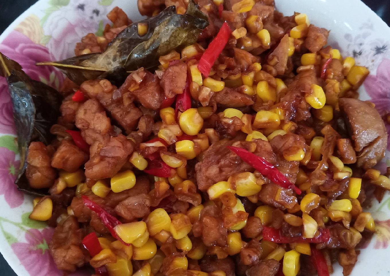 Tumis Tempe Jagung Kecap