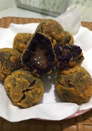 Foto resep Ide jualan(bola ubi coklat lumer)