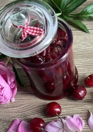 Une photo de Confiture de cerises