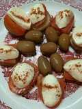 Papines con cherry y boconccinos