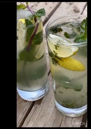 A picture of Virgin mojito.