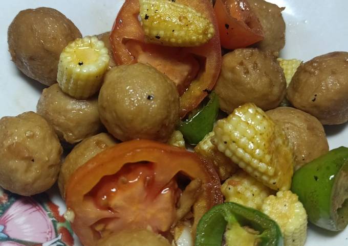 Oseng putren bakso