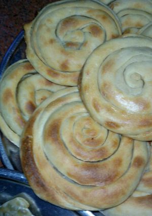 صورة لوصفة فطاير بسبانخ بعجينه بتجنن