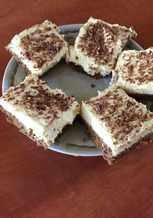 Krémes-csokis diószelet recept fotója