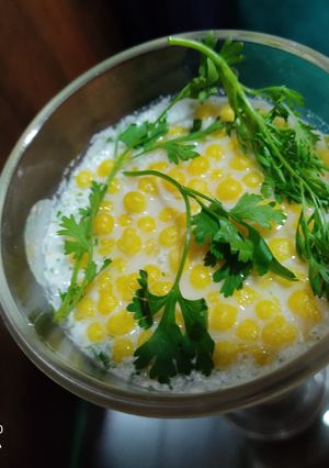 A picture of Sindhi special bundi raita.