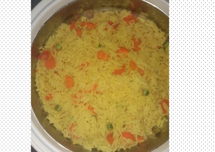 Curry rice with veggies..