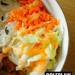 A picture of Coleslaw (Salad Sayur Pendamping).
