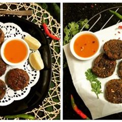 A picture of Pan Fried and Baked Fenugreek Seeds Tikki.