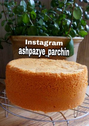 عکسی از دستور کیک اسفنجی آمریکایی بدون فر 🌸
