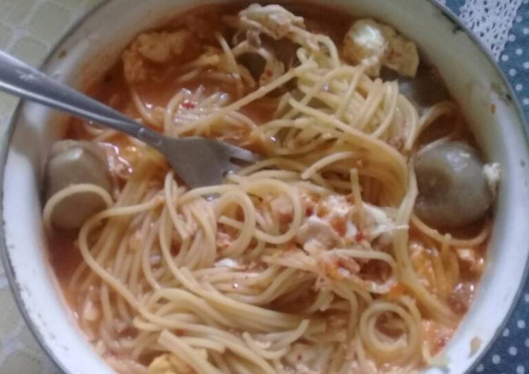 Mie spageti ala korea
