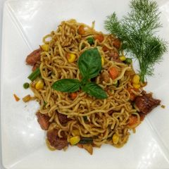 A picture of Panfried Noodles #jikonichallege.