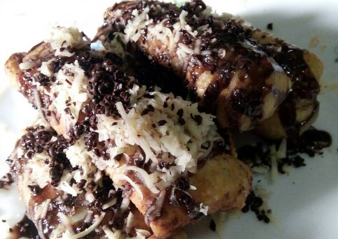 Resep Piscokju Pisang Coklat Keju 😂 Oleh Erliza Rizky Hasibuan Cookpad