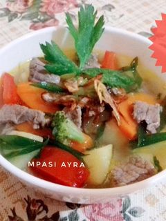 Foto resep Mpasi Sop Daging Sapi 12m+