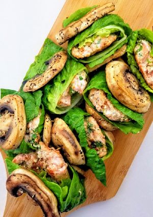 No Bun Salmon Sliders রেসিপির প্রধান ছবি