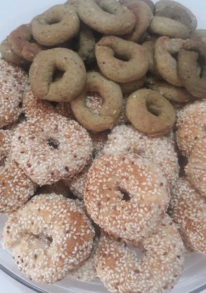 صورة لوصفة كعك السمسم 🍪🍪