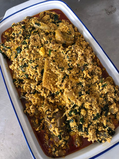 A picture of Egusi soup.