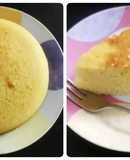 Custard powder sponge cake
