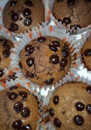 Foto resep Chocolate Choco Chips Muffins