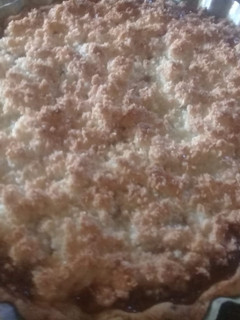 Una foto de Tarta de coco y dulce de leche!!!