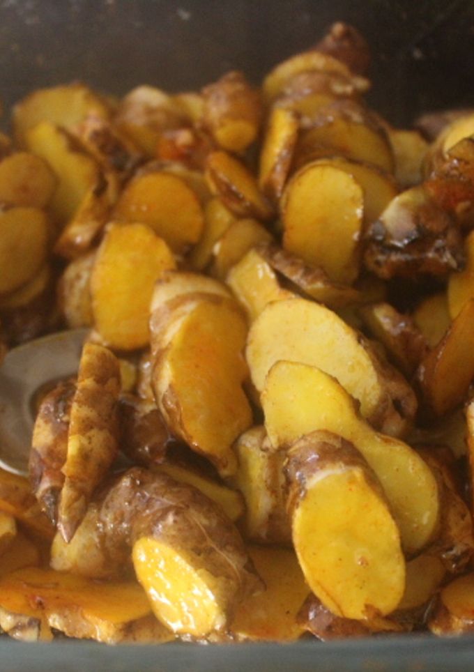 Una foto de Tupinambas fritas en freidora de aire
