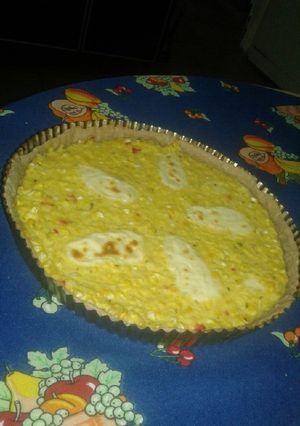 Una foto de Tarta de choclo cremoso fácil