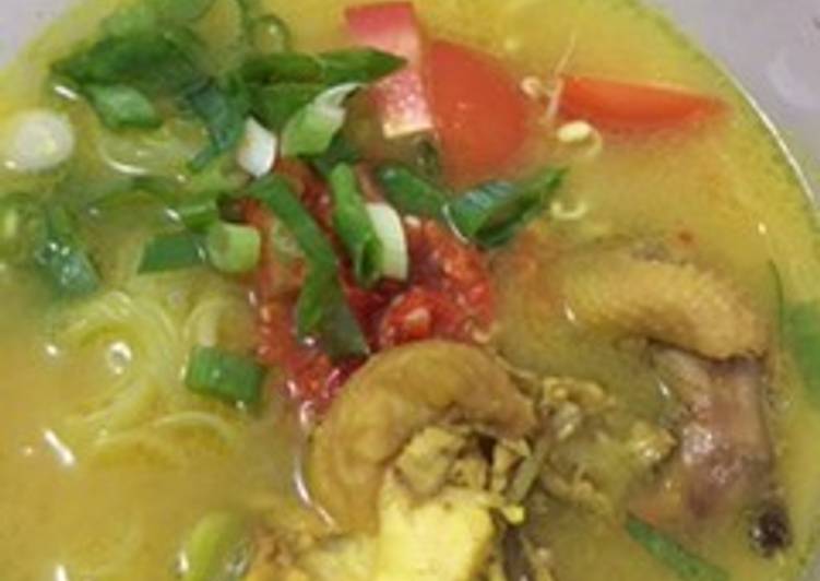 Resep Soto ayam kampung kuah kuning, Bikin Ngiler