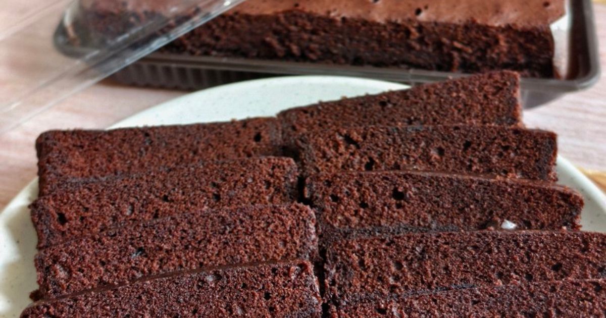Brownies kukus 4 telur, bikinnya mudah dan enak