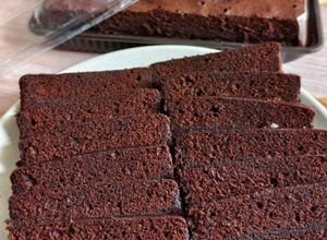 Foto resep Brownies kukus 4 telur, bikinnya mudah dan enak