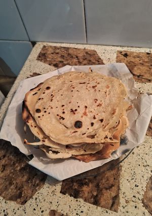 Una foto de Panqueques veganos