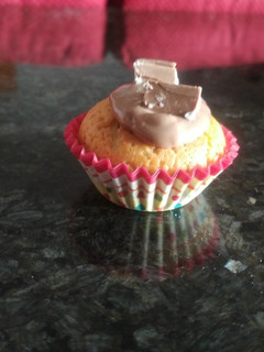 Una foto de Mini magdalenas de chocolate Kinder