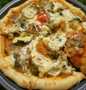 Resep: Chicken Meet Gravy Mozarella Cheese Pizza Untuk Jualan