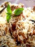 White beef Biryani