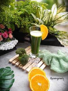 Foto resep Jus Brokoli Bayam & Jeruk
