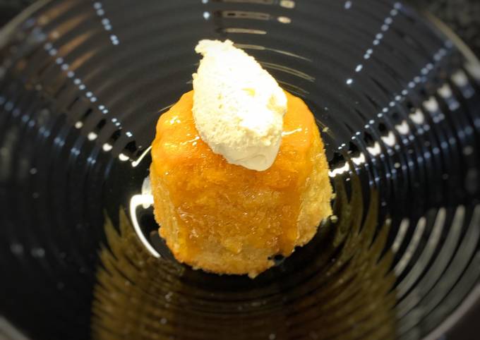 Ginger syrup pudding