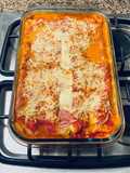 Lasagna matarazzo de jamón y queso