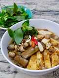 Vegan Bún Mắm (Vietnamese Fermented Noodle Soup)