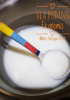 Foto resep Vla puding ekonomis