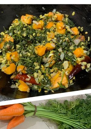 A picture of Gajar Saag : Winter treasure.