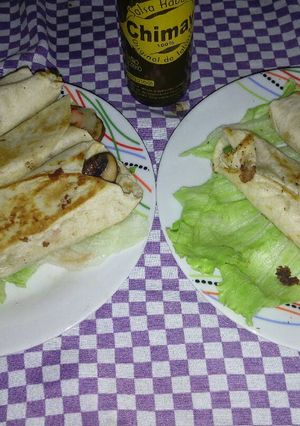 Una foto de Burritos Vegetarianos