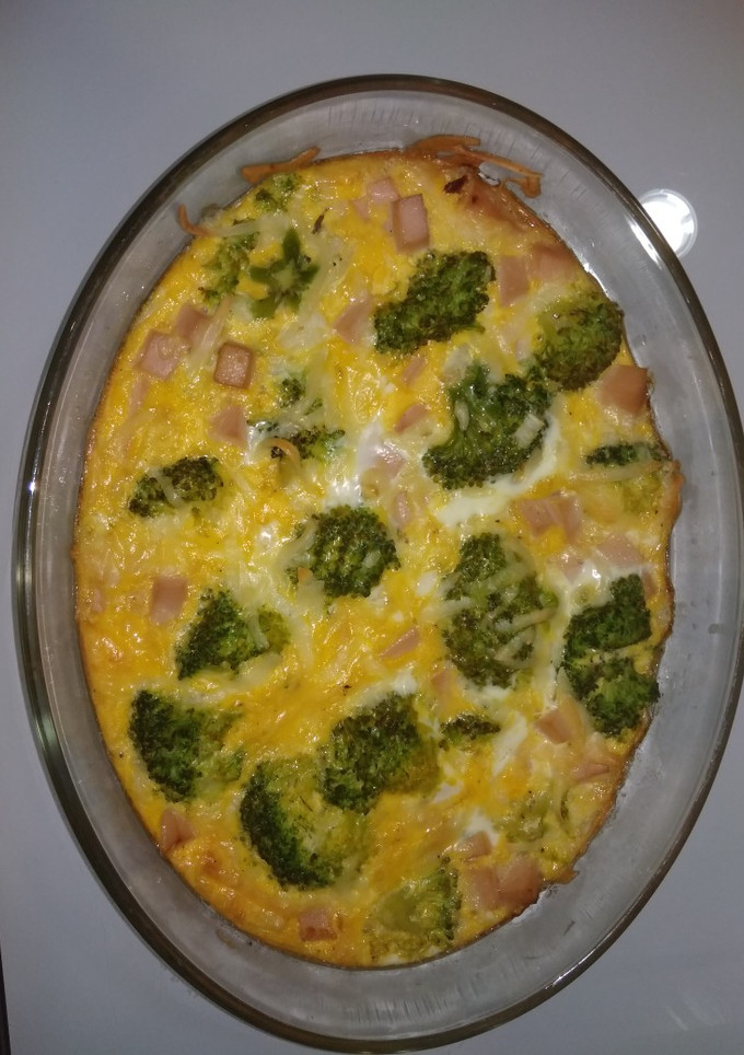 Una foto de Pastel de brócoli