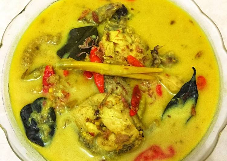Kari ayam kental