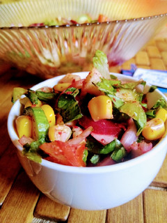 A picture of Arabic style salad.