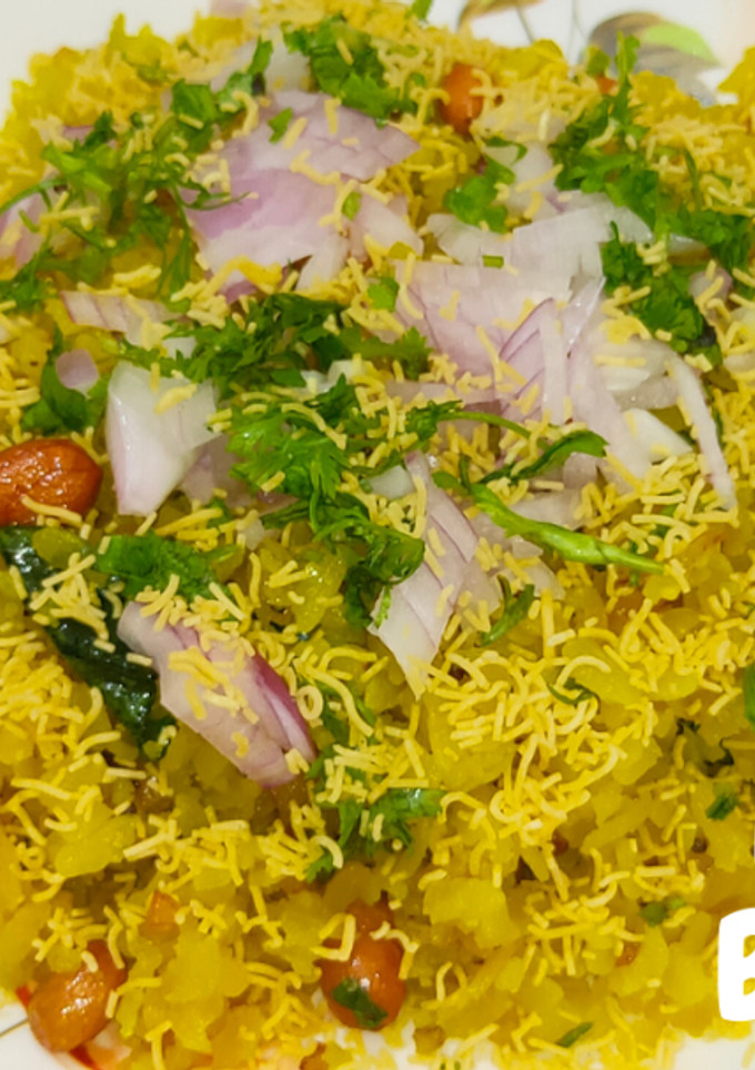 A picture of Kanda Poha.