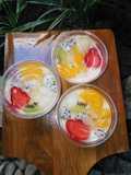 Pudding cocktail