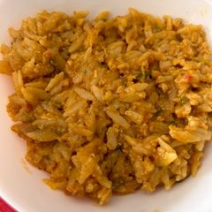 A picture of Masala orzo pasta.