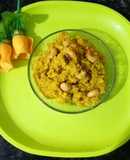 Pears semolina Halwa (sweet dish)