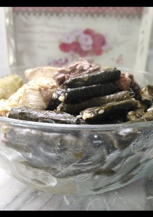 صورة لوصفة ورق عنب وكوسا