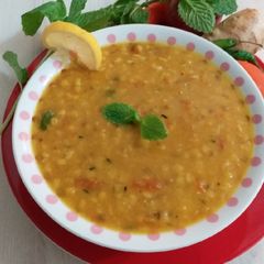 A picture of Fry tur dal.